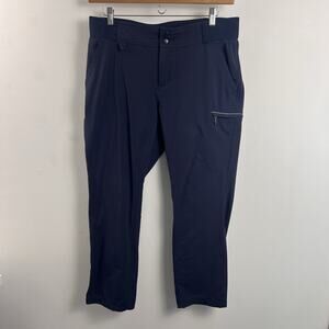 Duluth Black Hills Water Repellent Navy Blue Cargo Pants Womens 14x29